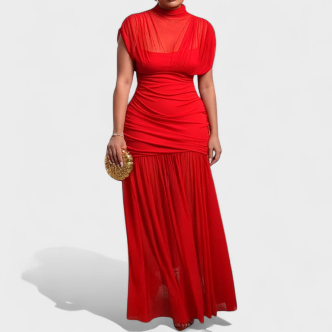 Мая - Рокля с класически чар