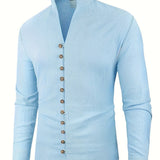 Орфей - Лека памучна риза с дълги ръкави