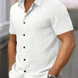 Здравчо - Лека риза с къс ръкав от лен