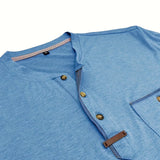 Чавор - Стилна тениска с кръгло деколте и джоб