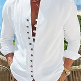 Орфей - Лека памучна риза с дълги ръкави