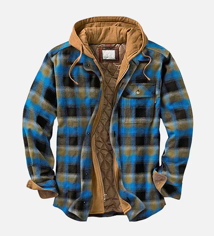 Иван – Пачуърк яке с каре мотив