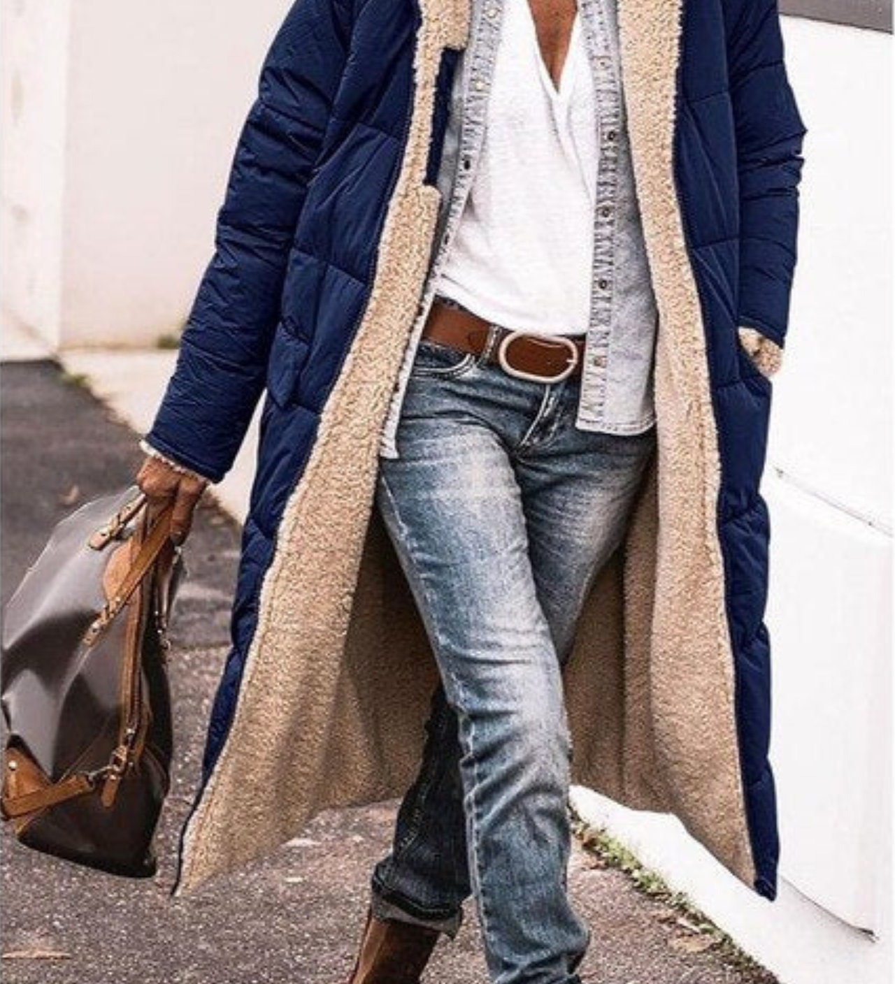 Паола - Елегантен Обратен Палто