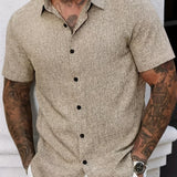 Здравчо - Лека риза с къс ръкав от лен