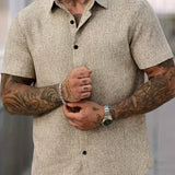 Здравчо - Лека риза с къс ръкав от лен