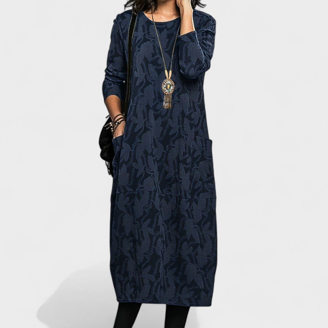 Ясмина - Елегантна есенна рокля