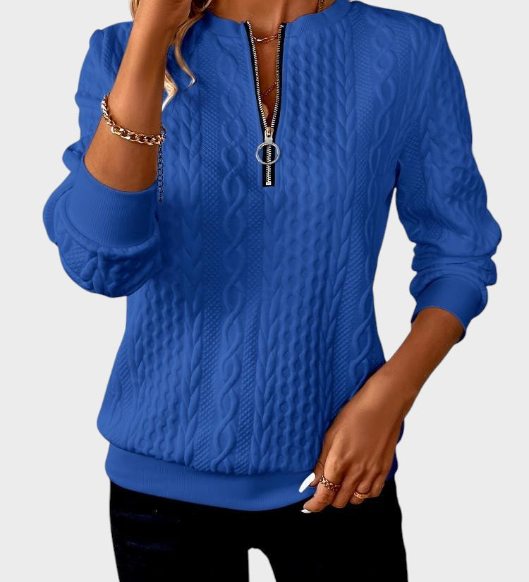 Ралица - Дамски пуловер от плетиво