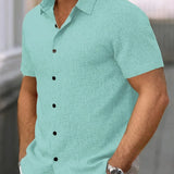 Здравчо - Лека риза с къс ръкав от лен