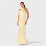 Мартина - Рокля с сатенена панделка