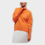 Плетен Пуловер с Висок Овратник