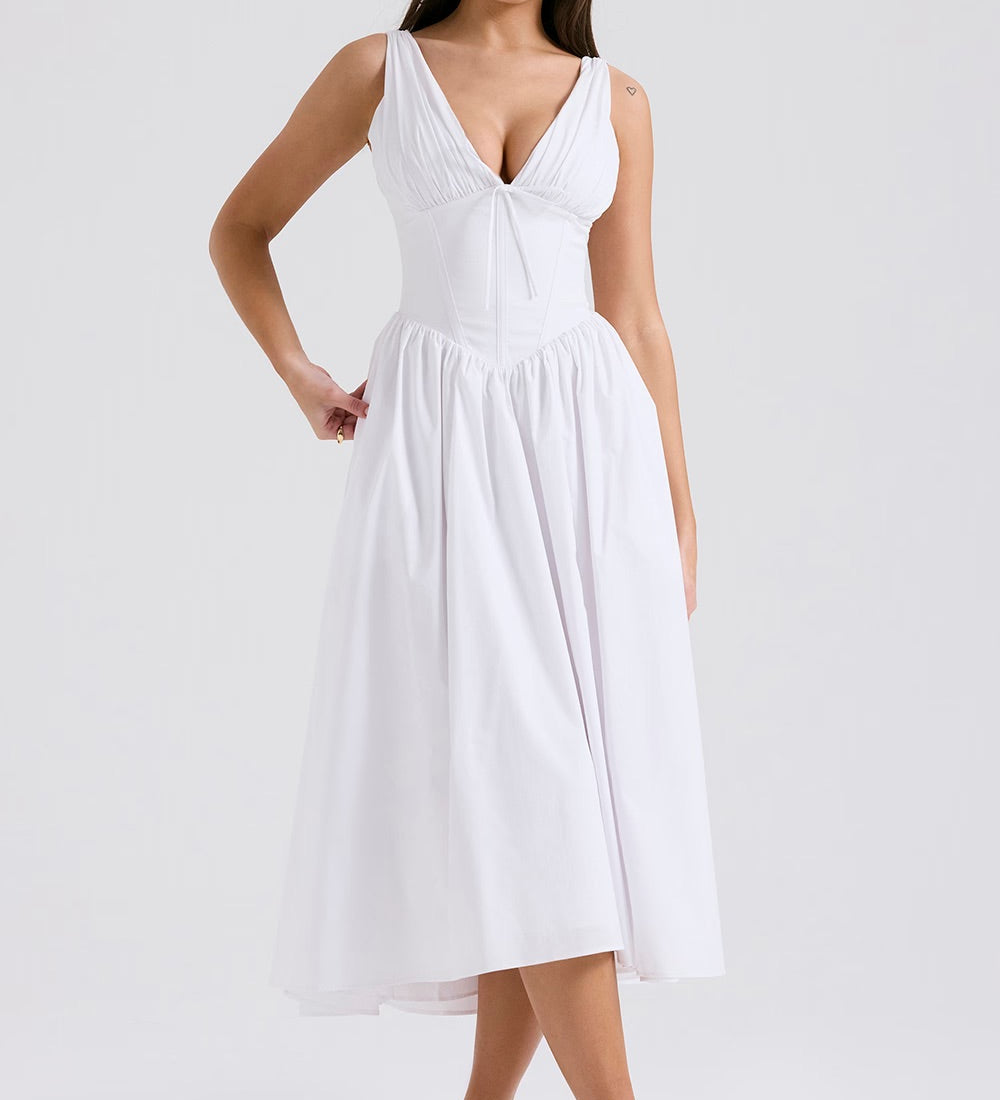 Миди Рокля Романтична Цветарница