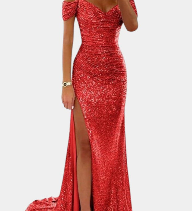 Рената Халджина Русалка без презрамки с пайети