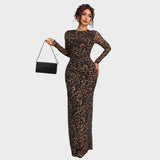 Антония - Дълга рокля с дълги ръкави