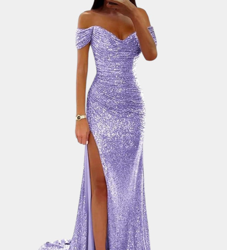 Рената Халджина Русалка без презрамки с пайети