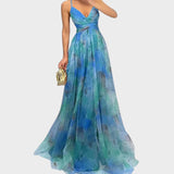 Миа - Цветна Макси Рокля за Безупречна Елегантност