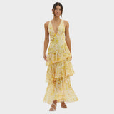 Хелена - Миди рокля Bloom Shift