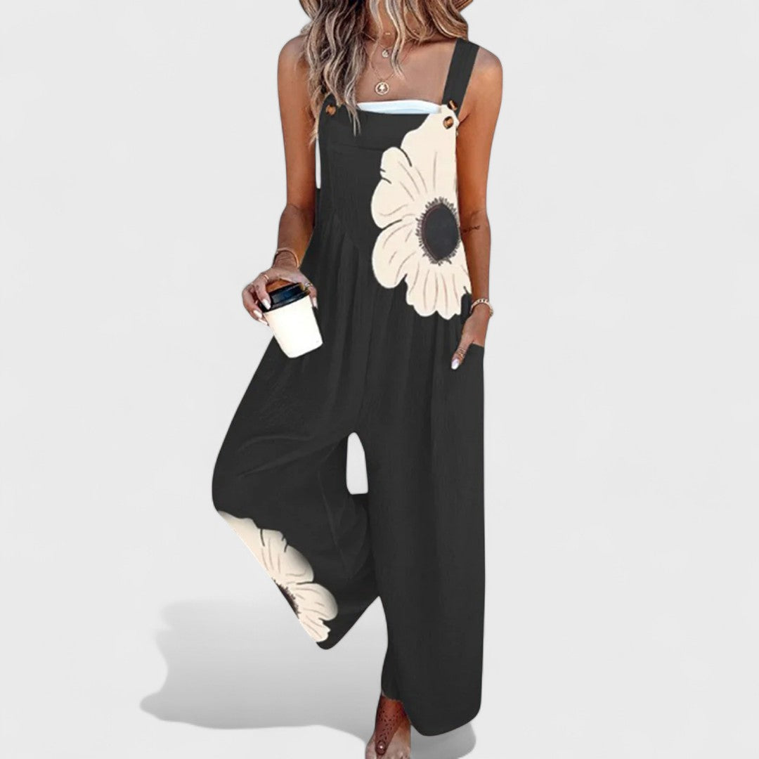 Damira™ - Летен Комбинезон с Цветен Узор