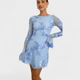 Джулия - Рокля с цветен чар