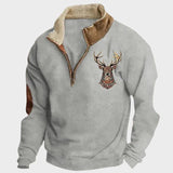 Карлос - Суитшърт с мотив на елен