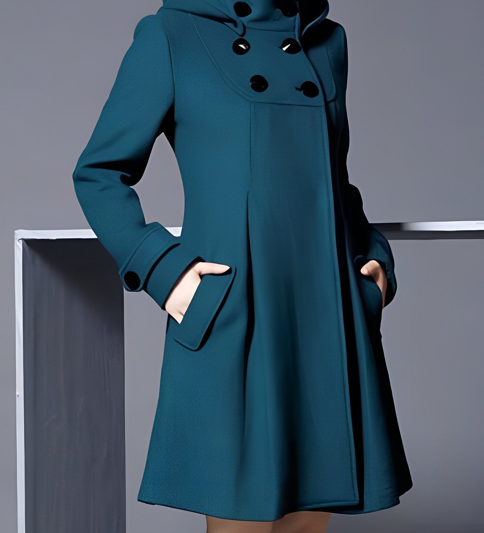 Анжа - Елегантно Яке с Джобове