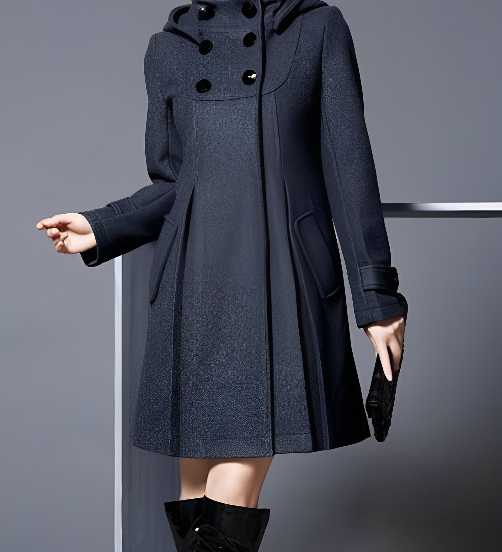 Анжа - Елегантно Яке с Джобове