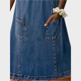 Паола - Рокля от мек деним