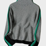 Жесика - Пуловер с висока яка