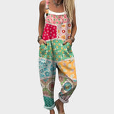 Андреа - Лежерен цветен комбинезон за всеки ден