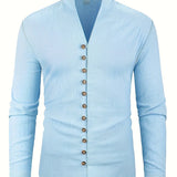 Орфей - Лека памучна риза с дълги ръкави