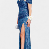 Рената Халджина Русалка без презрамки с пайети