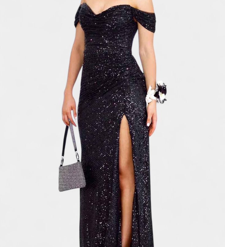 Рената Халджина Русалка без презрамки с пайети