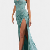 Инес Халтерна Рокля с Корсет и Спагети Презрамки