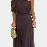 Рената - Макси рокля с едно рамо