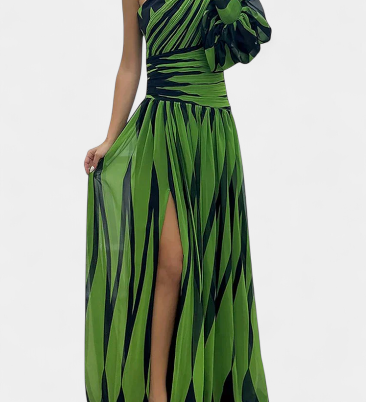 Валентина Елегантна Макси Рокля с Едно Рамо