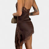 Катарина Мини Рокля с Презрамки и Дантела