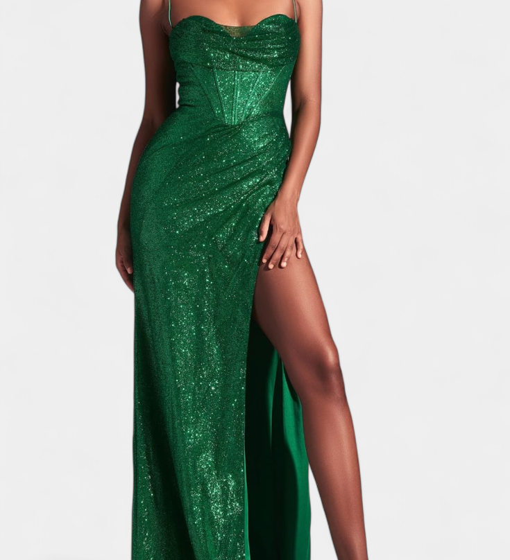 Инес Халтерна Рокля с Корсет и Спагети Презрамки