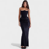 Клара – Сатенена Корсетна Рокля