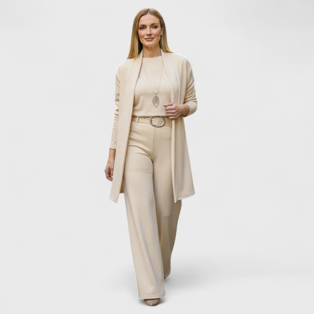 Елена - Луксозен и удобен дамски костюм от 3 части